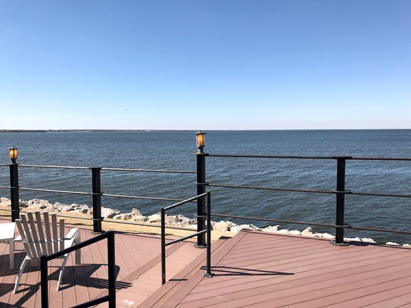 We love taking our clients out to lunch. Check out the view from Red Rock Canyon at Lake Hefner