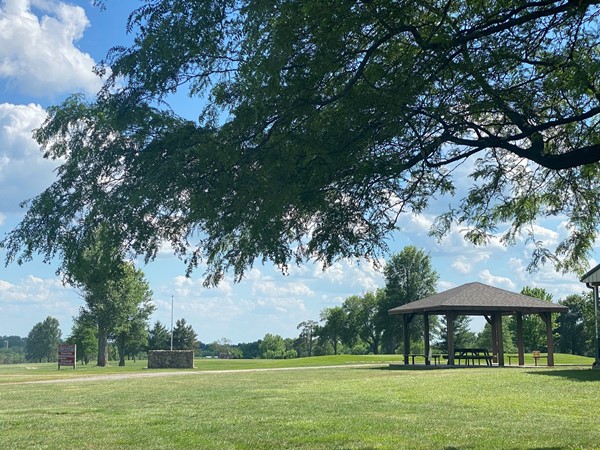 Relax at the gazebo at Daviess County Country Club