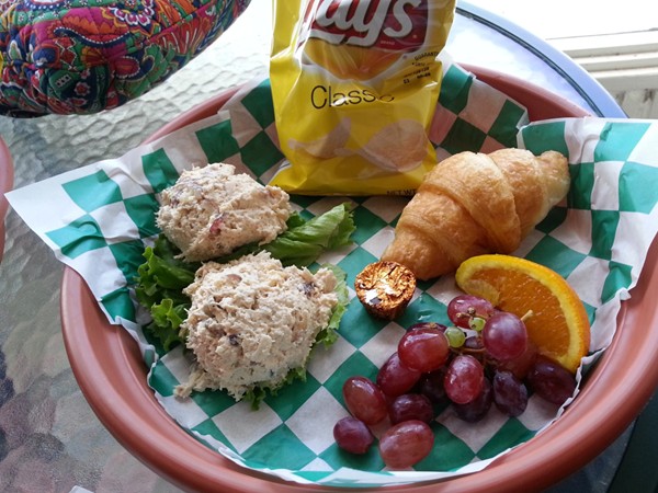 Tasty Chicken Salad, courtesy of The Cottage Cafe in Downtown Opelika