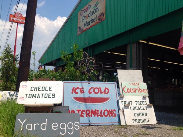Creole tomatoes and produce in Belle Chasse 