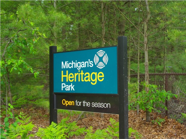 Michigan's Heritage Park entrance