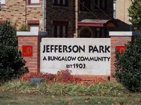 Historic Jefferson Park is a  bungalow community nestled in the urban core of Oklahoma City