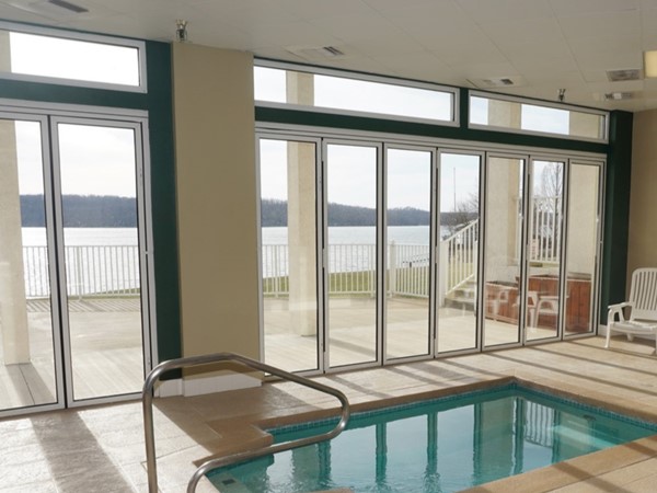 Relax in the hot tub or the extra large sauna