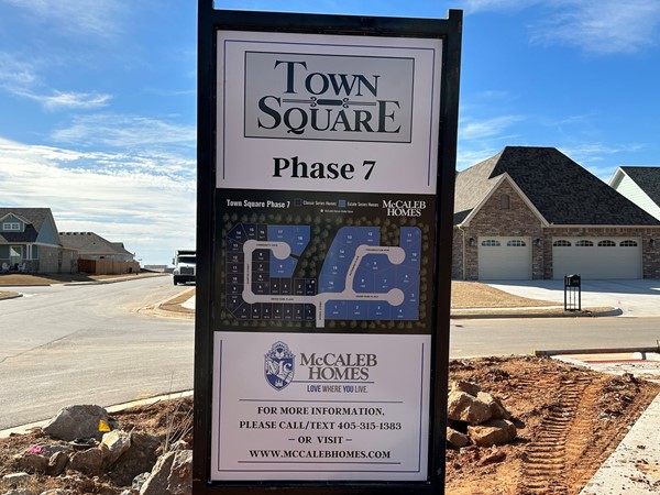 Phase 7 is now open in Town Square. Many wooded lots available