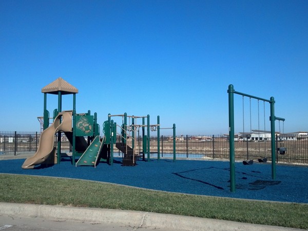 Hampton Lakes also features a great playground that overlooks the lake AND it's right by the pool!
