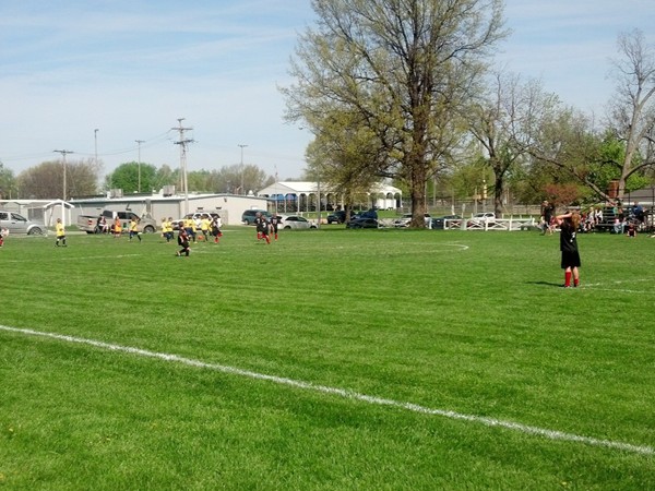 Pretty May day for some youth soccer in Higginsville