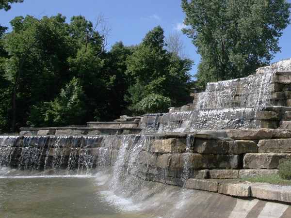 Impressive waterfall near Montebella entry