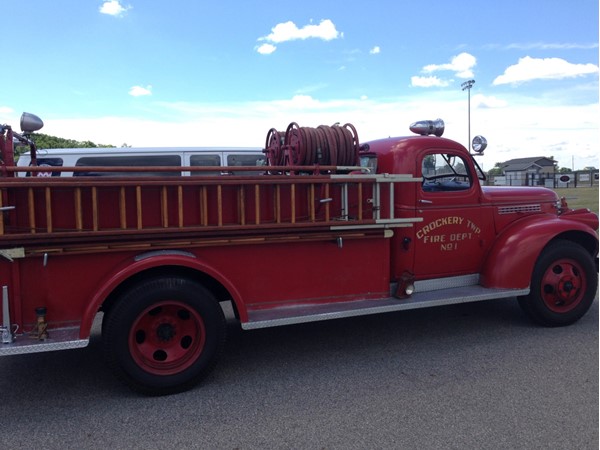 1946 fire truck at the Caedonia Parade