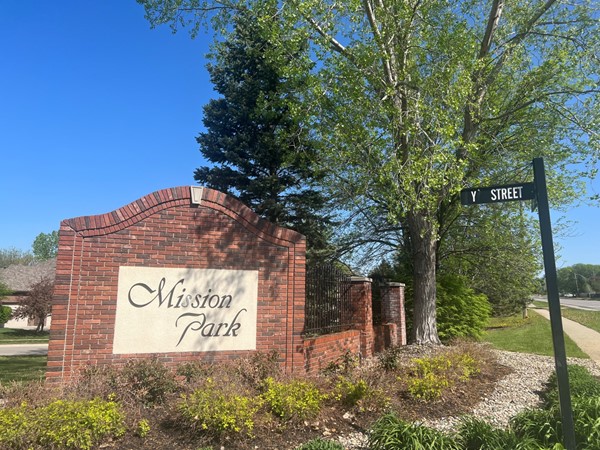 Mission Park entrance