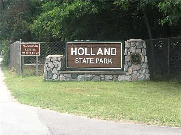 Holland State Park is located at 2215 Ottawa Beach Road in Holland