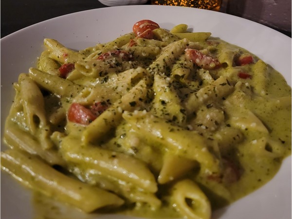 You must try Pesto Pasta from Galazio in Albion