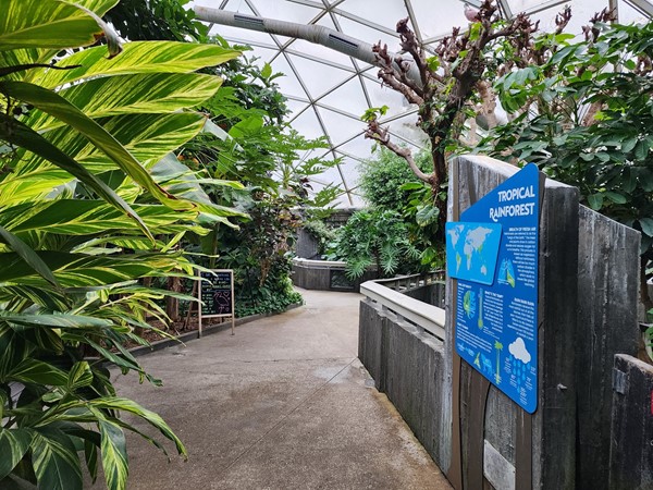 Tropical Rainforest Dome at the Topeka Zoo