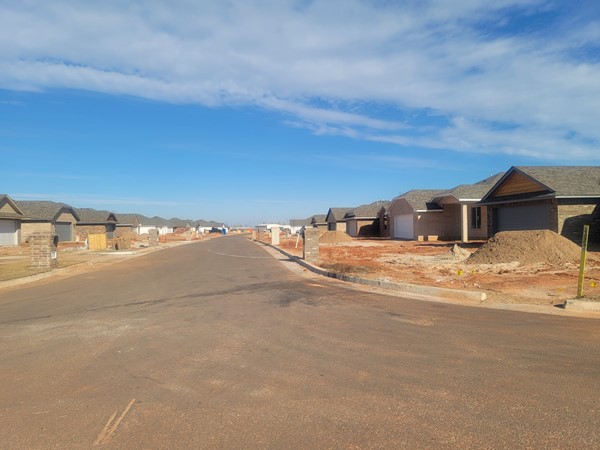 New construction homes being built through out the community 