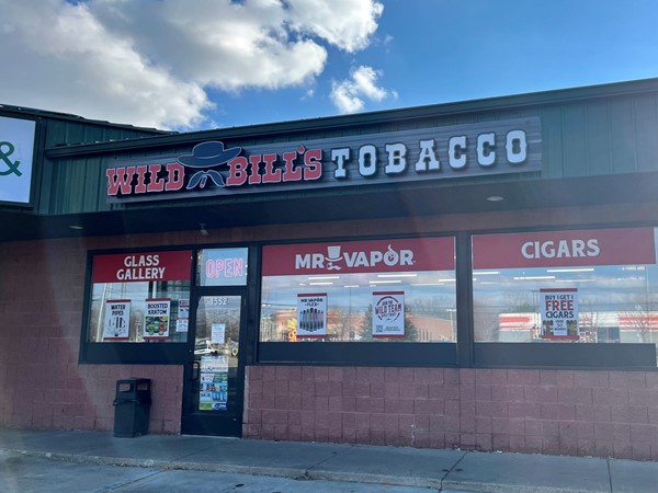 Wild Bill's Tobacco is a newer shop in Flushing offering many tobacco products.  
