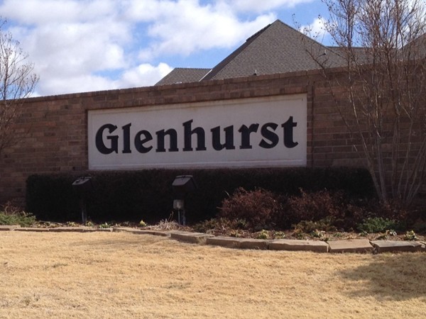 North Entrance to Glenhurst across from the OKC Library