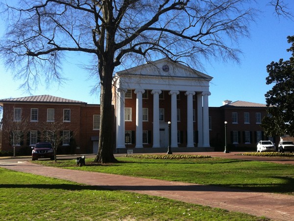 The Lyceum at the University of Mississippi is the oldest building on campus, built in 1848