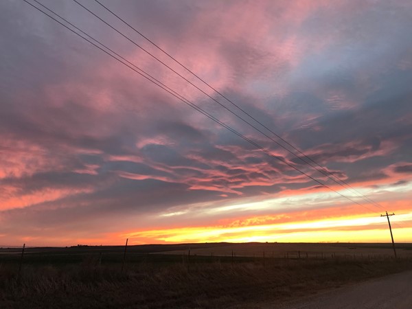 Nothing more beautiful than a Western Oklahoma sunset after a stormy day 