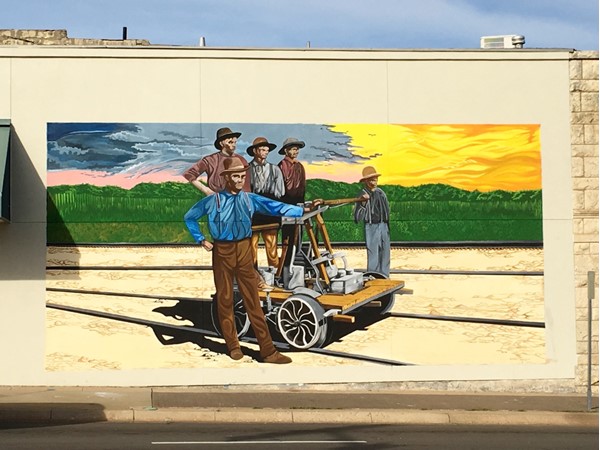 Mural on 6th Street in Downtown Junction City
