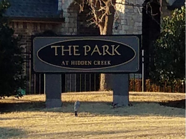 Welcome to The Park at Hidden Creek