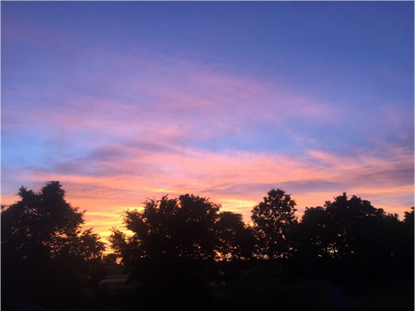 Dramatic summer sunsets in Kansas City