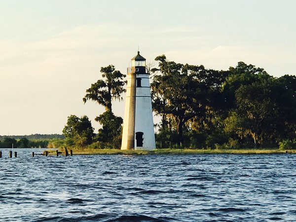 Lighthouse at the Techefuncte River in Madisonville