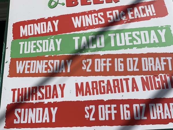 Tacos and Beer specials in Olde Towne