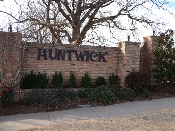 Huntwick is wooded, established homes in East Edmond near I-35 off of Coltrane near 2nd Steet