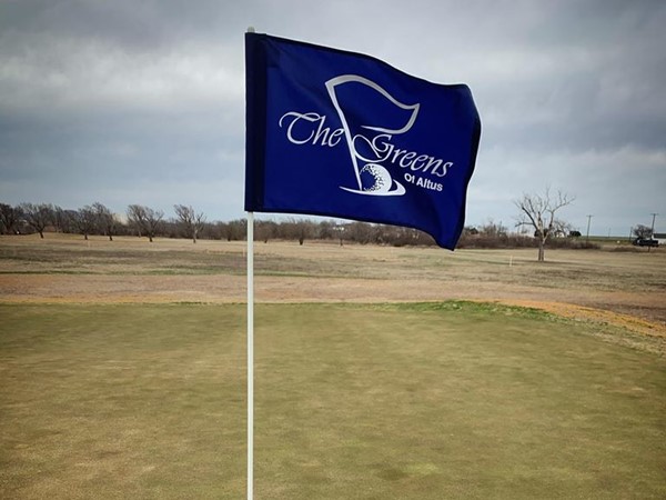 New flags at The Greens of Altus! Golf season is coming up