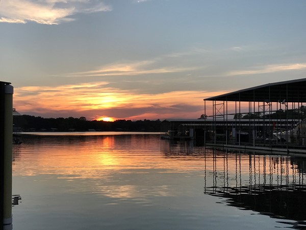 Oklahoma summer nights on Grand Lake 