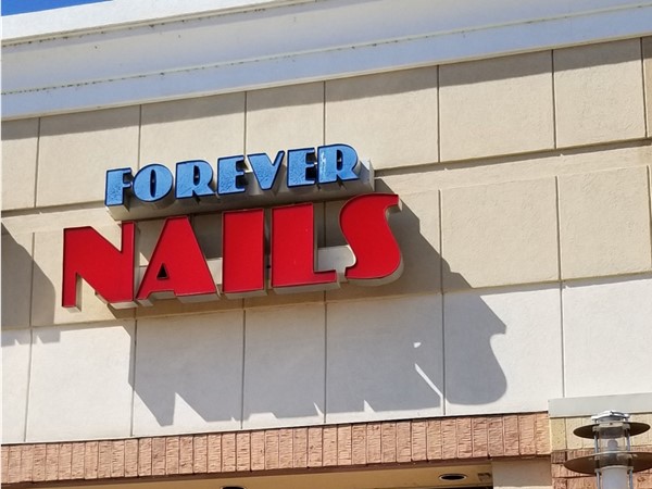 Get your nails done at Forever Nails next to Target in the Conway Commons in Conway 