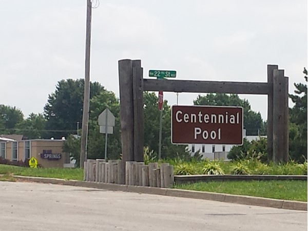 Centennial Pool entrance