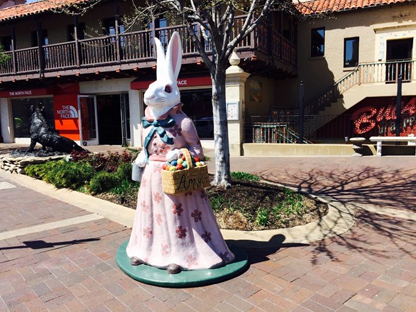 Don't miss the Plaza decorated for Easter