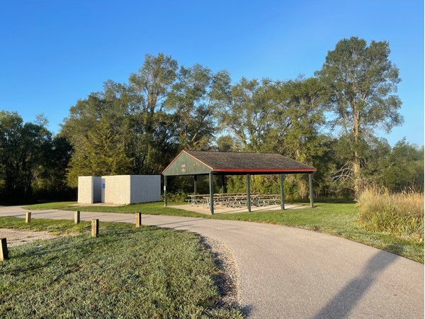 Shelters are available to rent at Big Woods Lake where you can enjoy nature