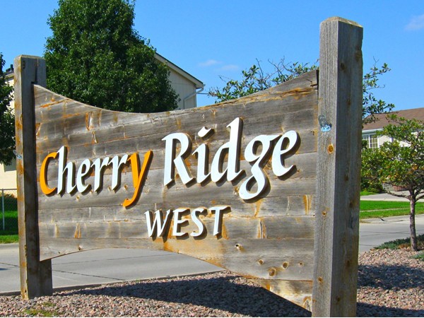 Entrance to Cherry Ridge West 