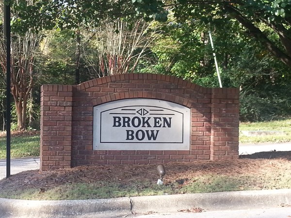 Broken Bow neighborhood located on Highway 119