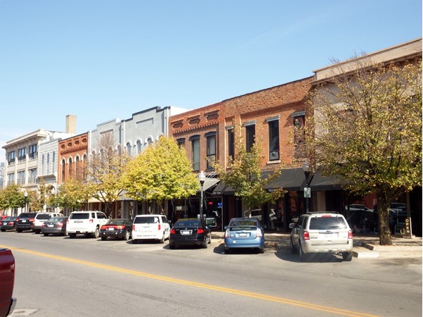 Mass Street in Downtown Lawrence