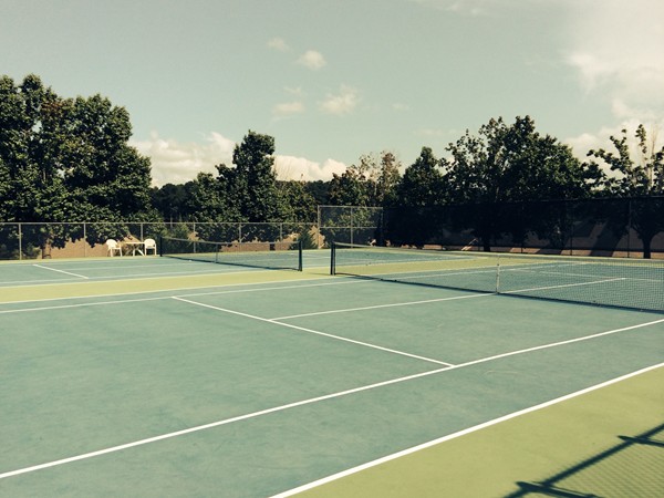 How about a tennis match at these wonderfully updated courts at Fox Bay!