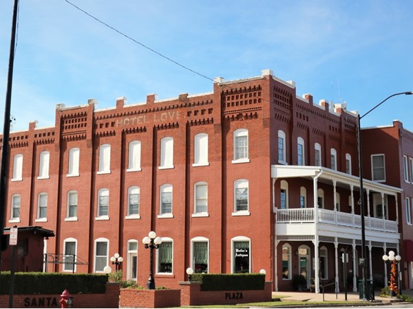 Hotel Love in downtown Lexington/Purcell! The buildings were all established in the1800's  