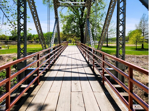 This bridge offers stunning views of the Missouri River and the surrounding natural beauty