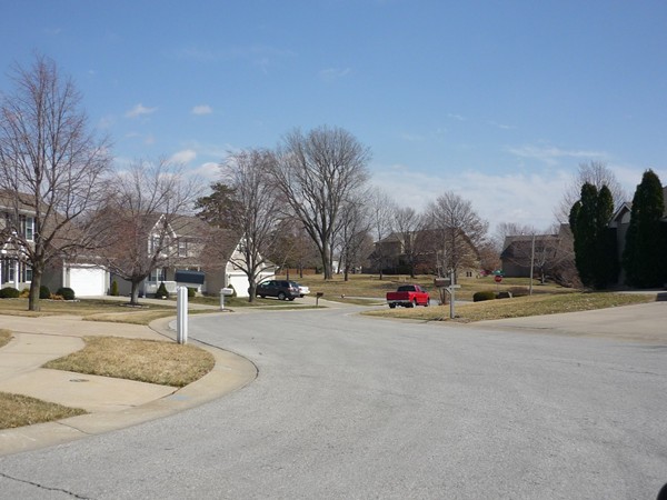 Northeast Leann Drive from Northeast Diana Court in Waterfield West