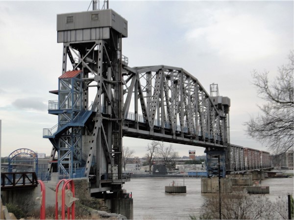 The Junction Railroad Bridge, converted into a bicycle and pedestrian bridge in 2008