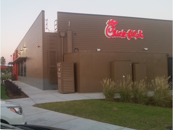 Chick-fil-a finally in Otter Creek. A great new location by the Bass Pro Shop