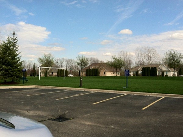 The soccer fields at Woodland Meadows