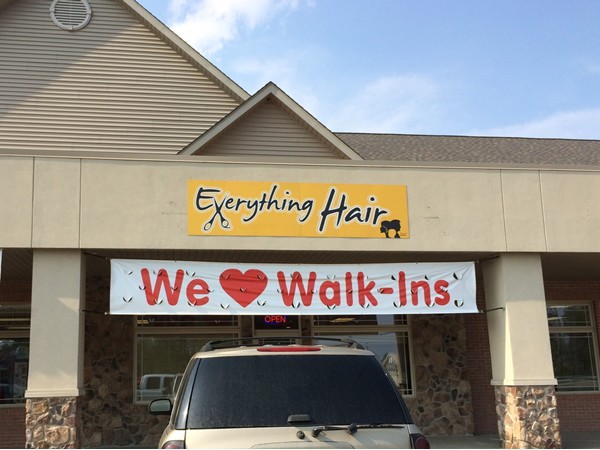 Everything Hair -  located at 5092 West Vienna Road in The Creeks Edge shopping center