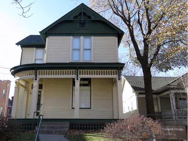 The historic Noland home in Independence
