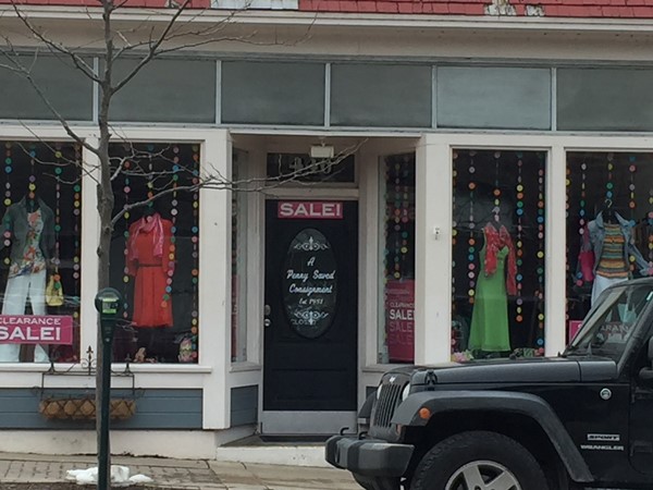One of my favorite consignment shops in the heart of downtown Petoskey