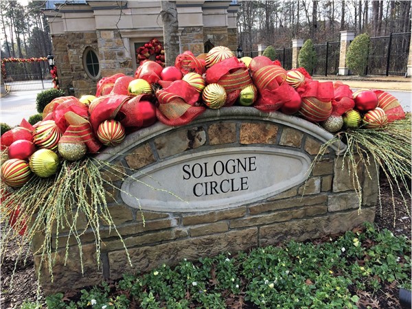 The beautiful Sologne Circle community in Chenal, Little Rock