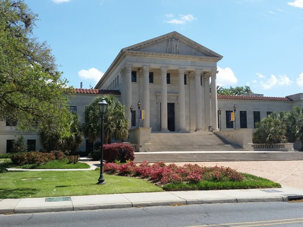 The LSU law building