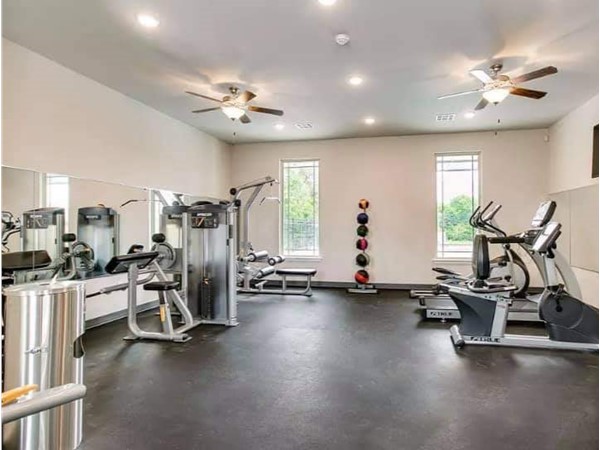 Fitness center located in the neighborhood clubhouse