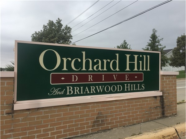Briarwood Hills is a subdivision in South Cedar Falls just off Greenhill Road 